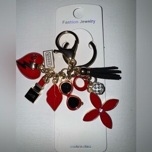 New Star, heart and beauty keychain